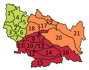 Comunas y provincias de la Región de Ñuble