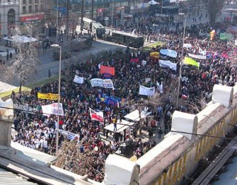Protesta en Chile Elites Oligarquía Pueblo Masa